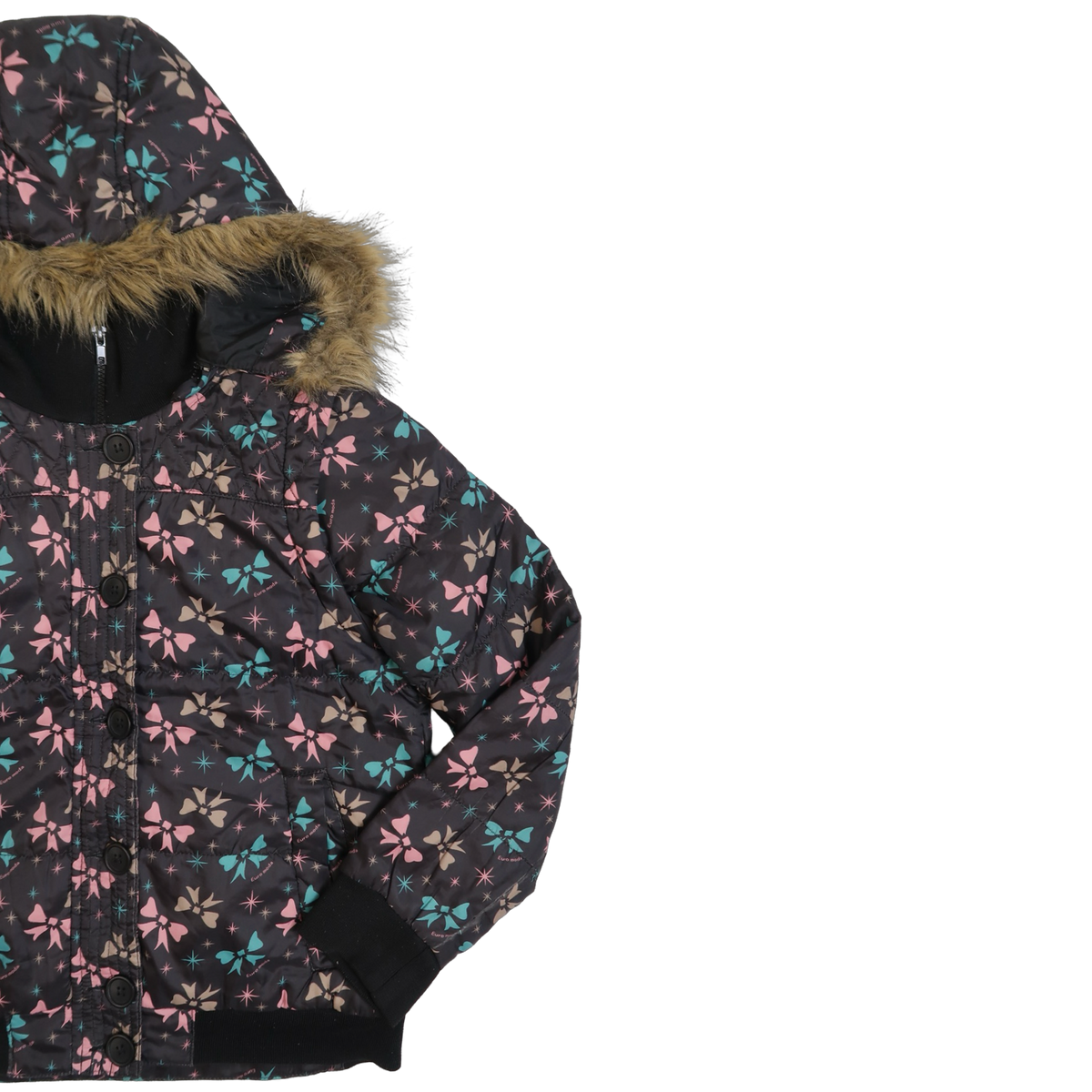 EUROMODA BOW PUFFER JACKET - S
