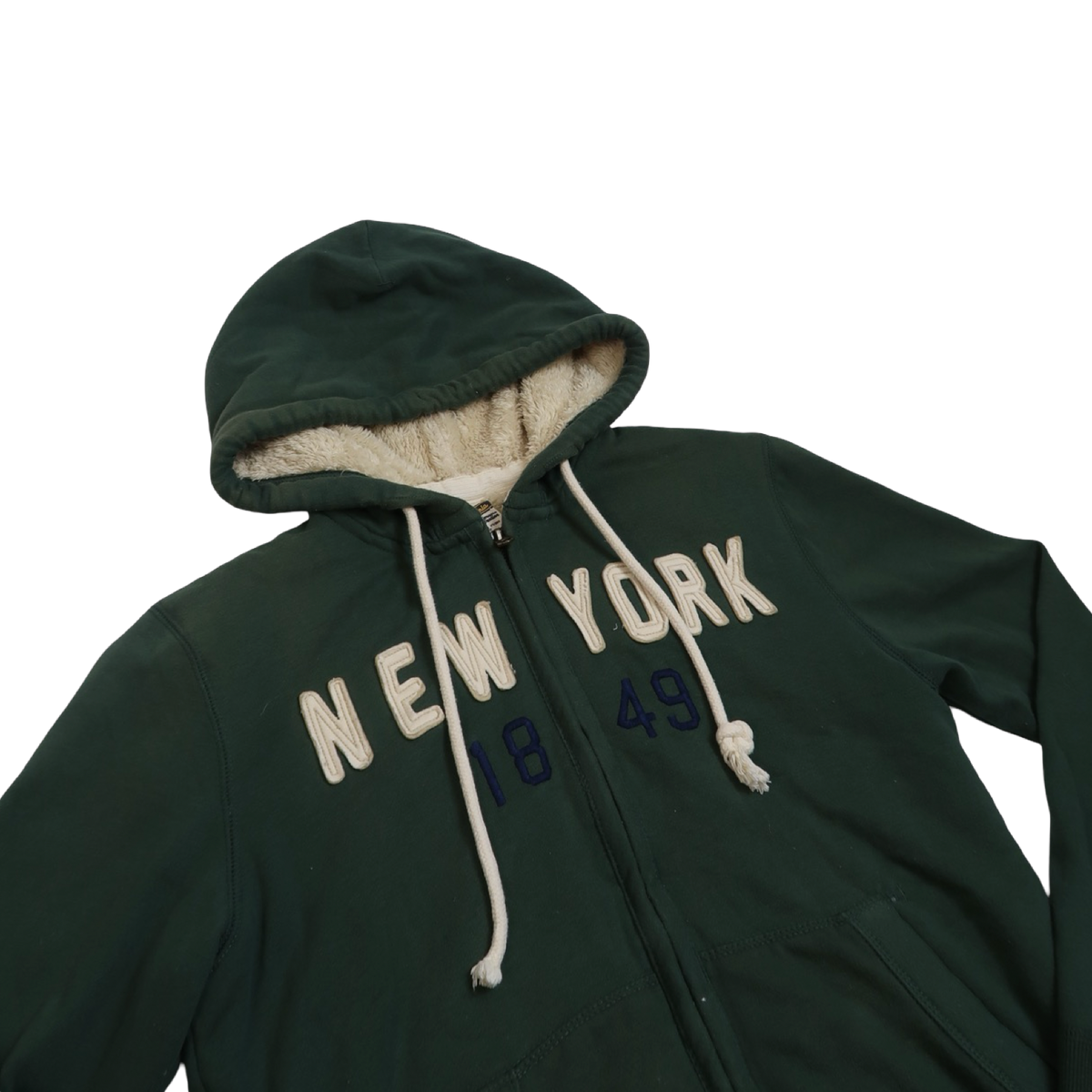 GREEN NEW YORK 1849 ZIP UP - L