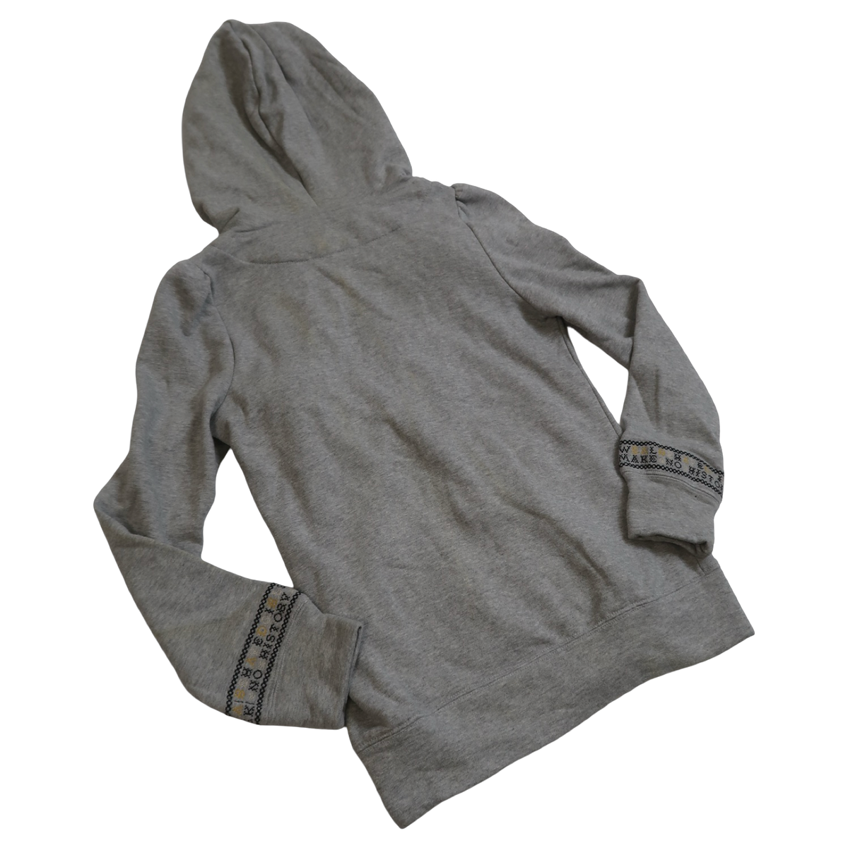 ONLY GREY POM POM ZIP UP - M
