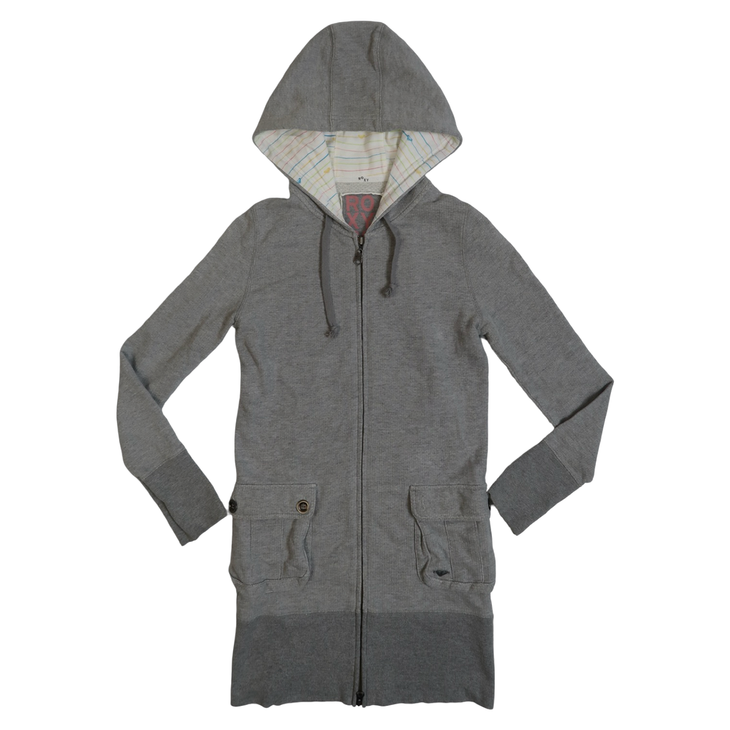 ROXY GREY DRESS ZIP UP - M