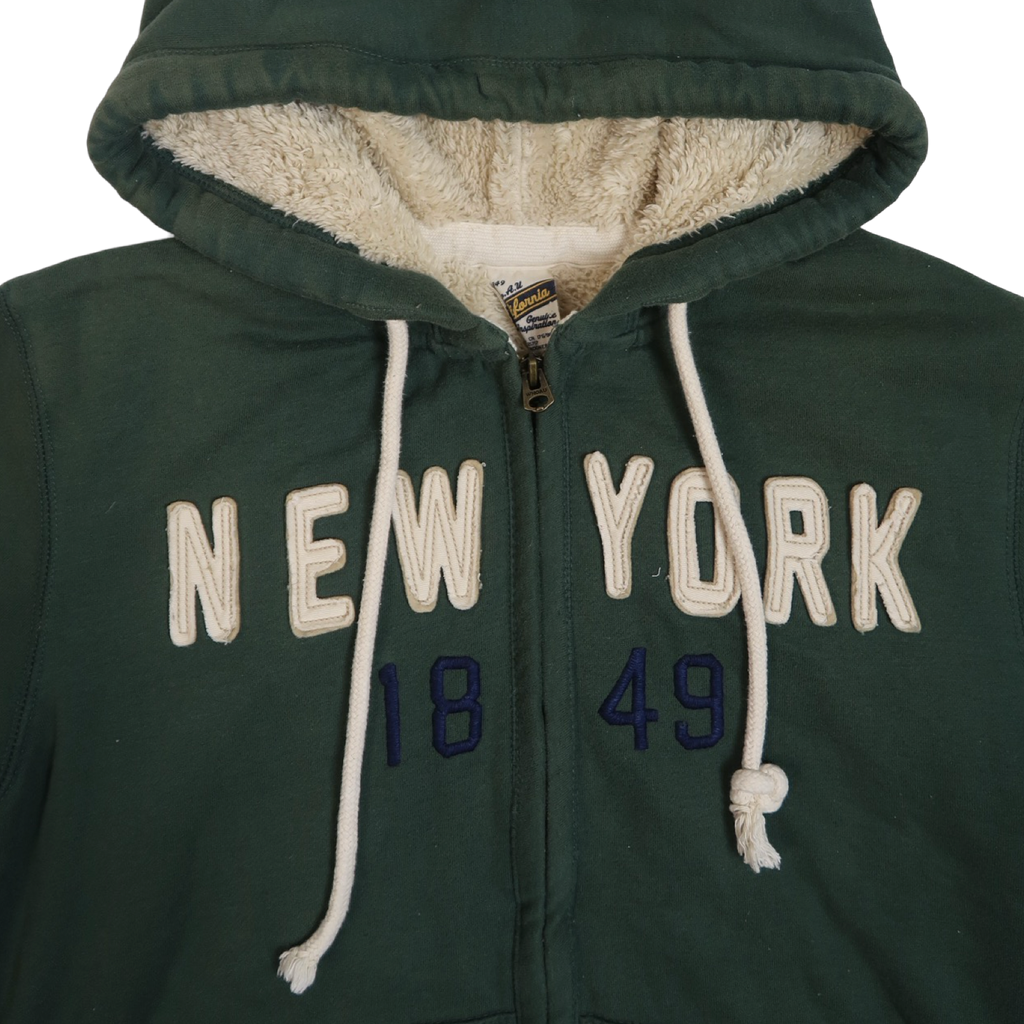 GREEN NEW YORK 1849 ZIP UP - L