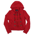 S CAT RED ZIP UP - XS