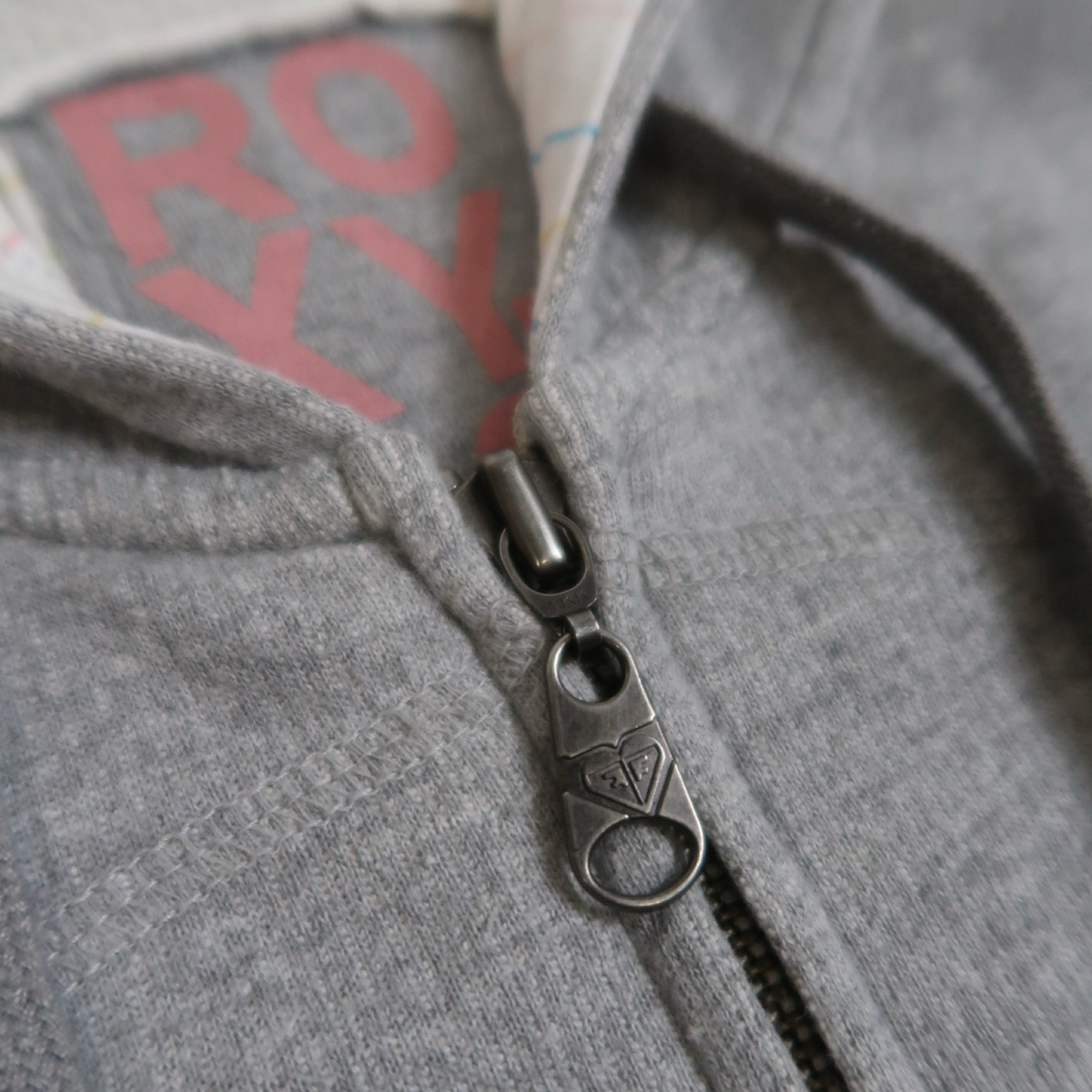 ROXY GREY DRESS ZIP UP - M
