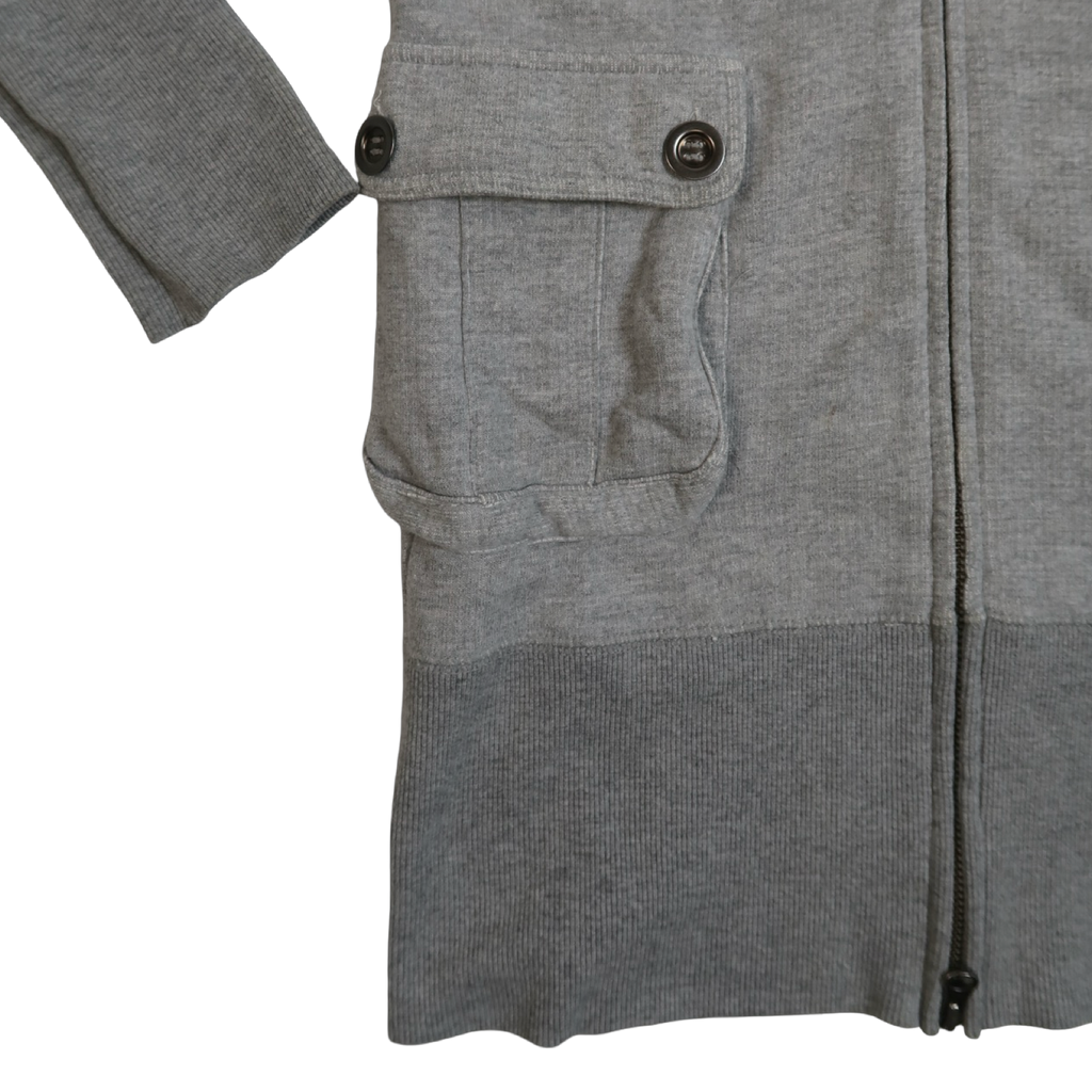 ROXY GREY DRESS ZIP UP - M