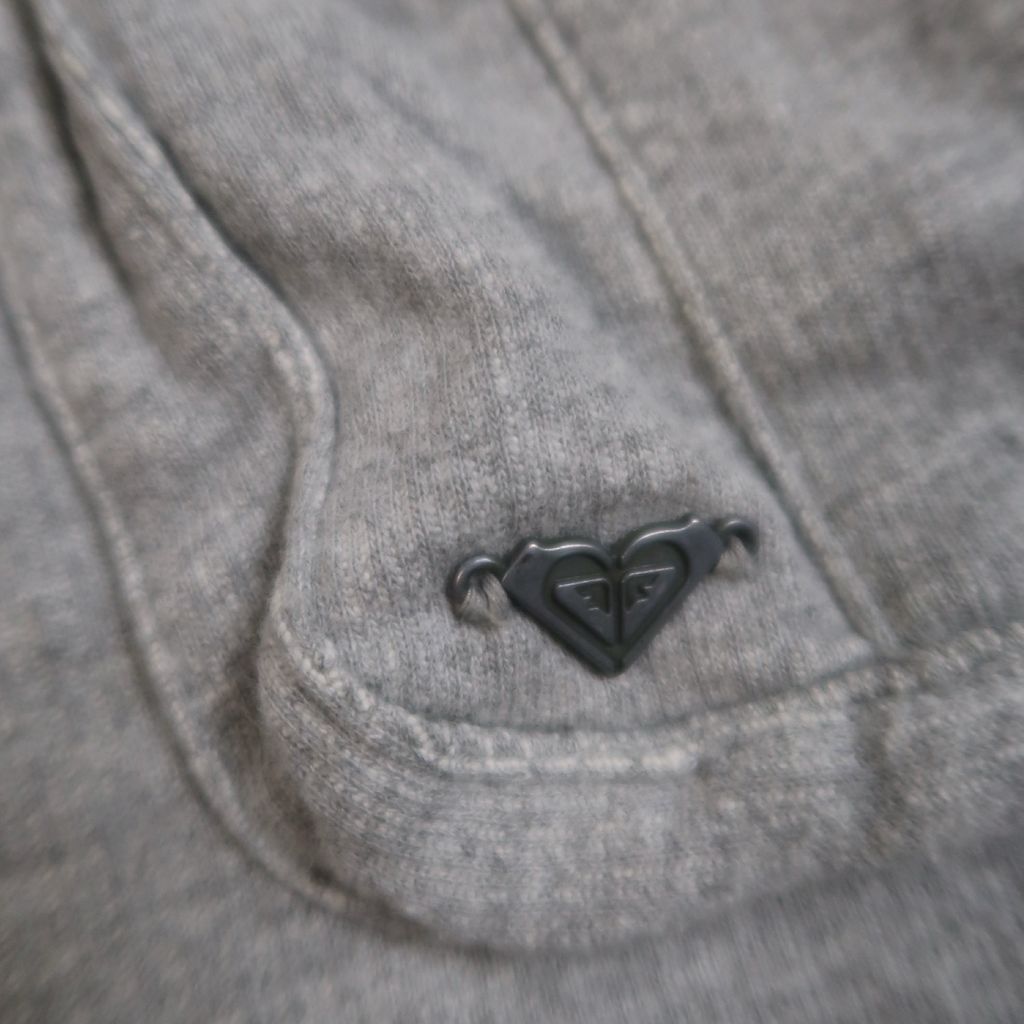 ROXY GREY DRESS ZIP UP - M