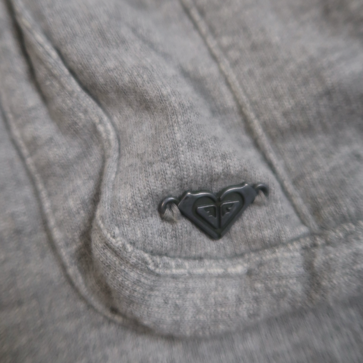 ROXY GREY DRESS ZIP UP - M