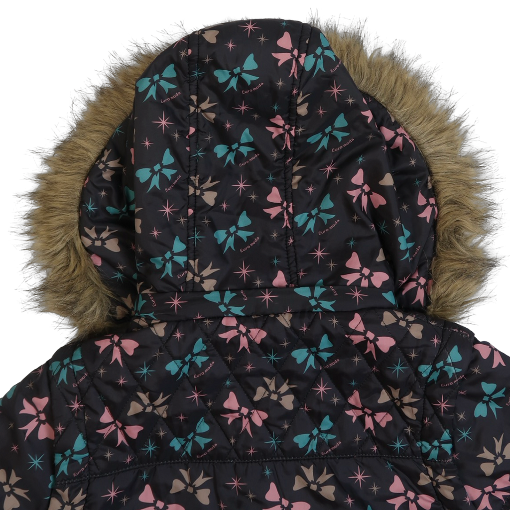 EUROMODA BOW PUFFER JACKET - S