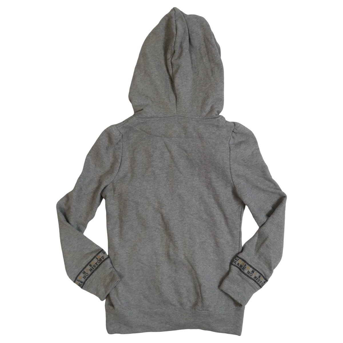 ONLY GREY POM POM ZIP UP - M