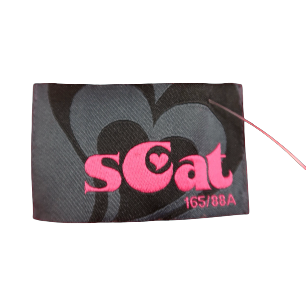 S CAT RED ZIP UP - XS