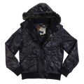 PLAYBOY FUR HOOD PUFFER - S