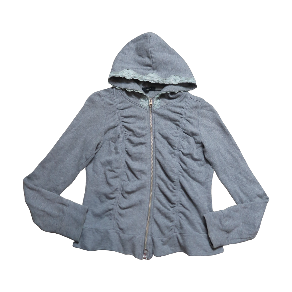 COMME CA CISM LACE HOOD ZIPUP - S