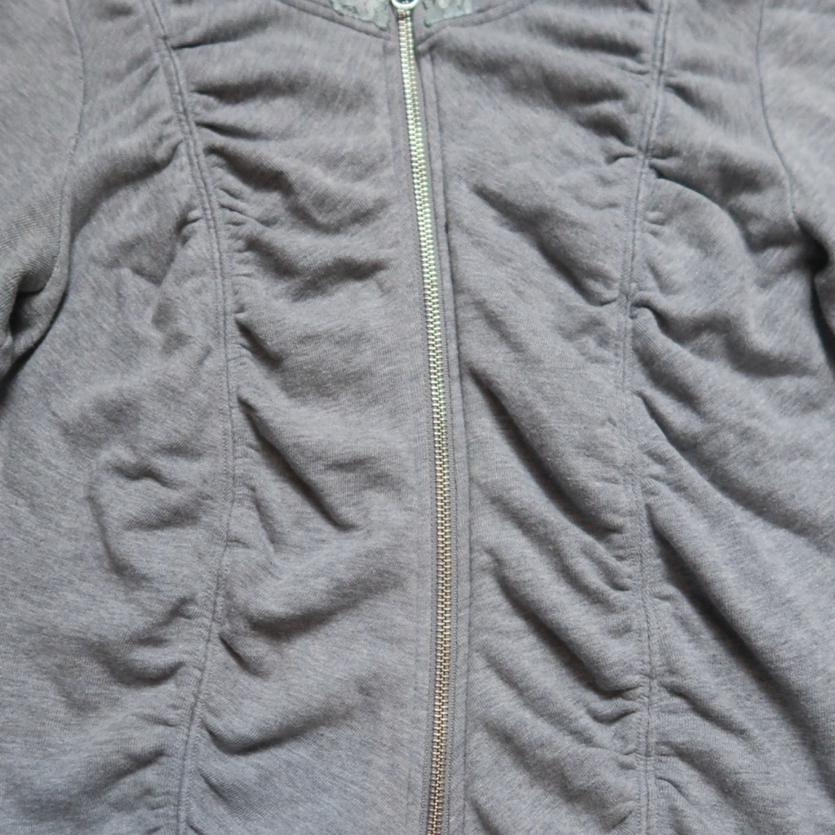 COMME CA CISM LACE HOOD ZIPUP - S