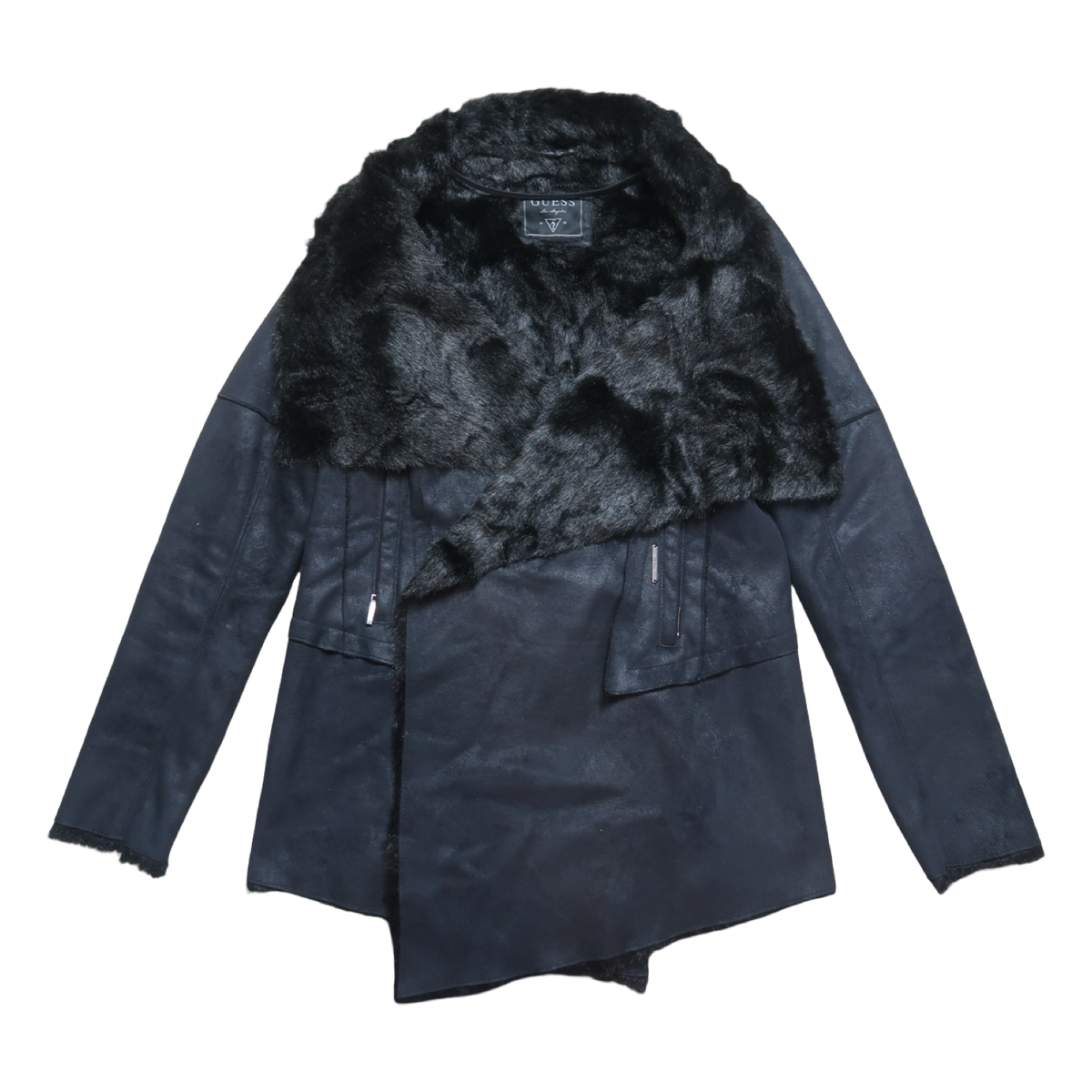 GUESS FUR COAT - S