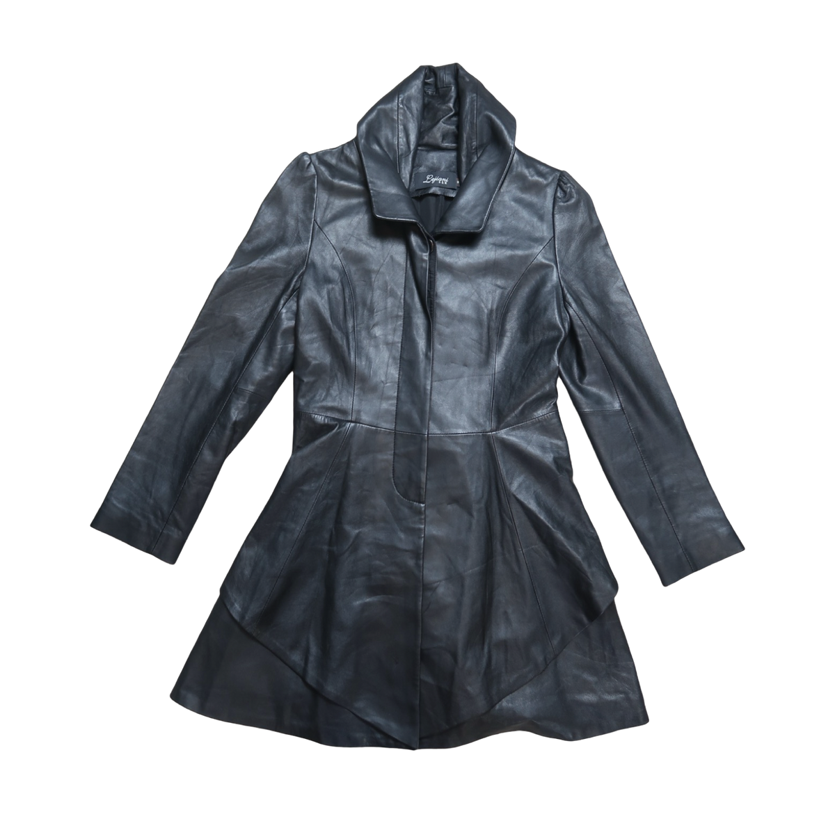 LEJIANI LEATHER COAT - L