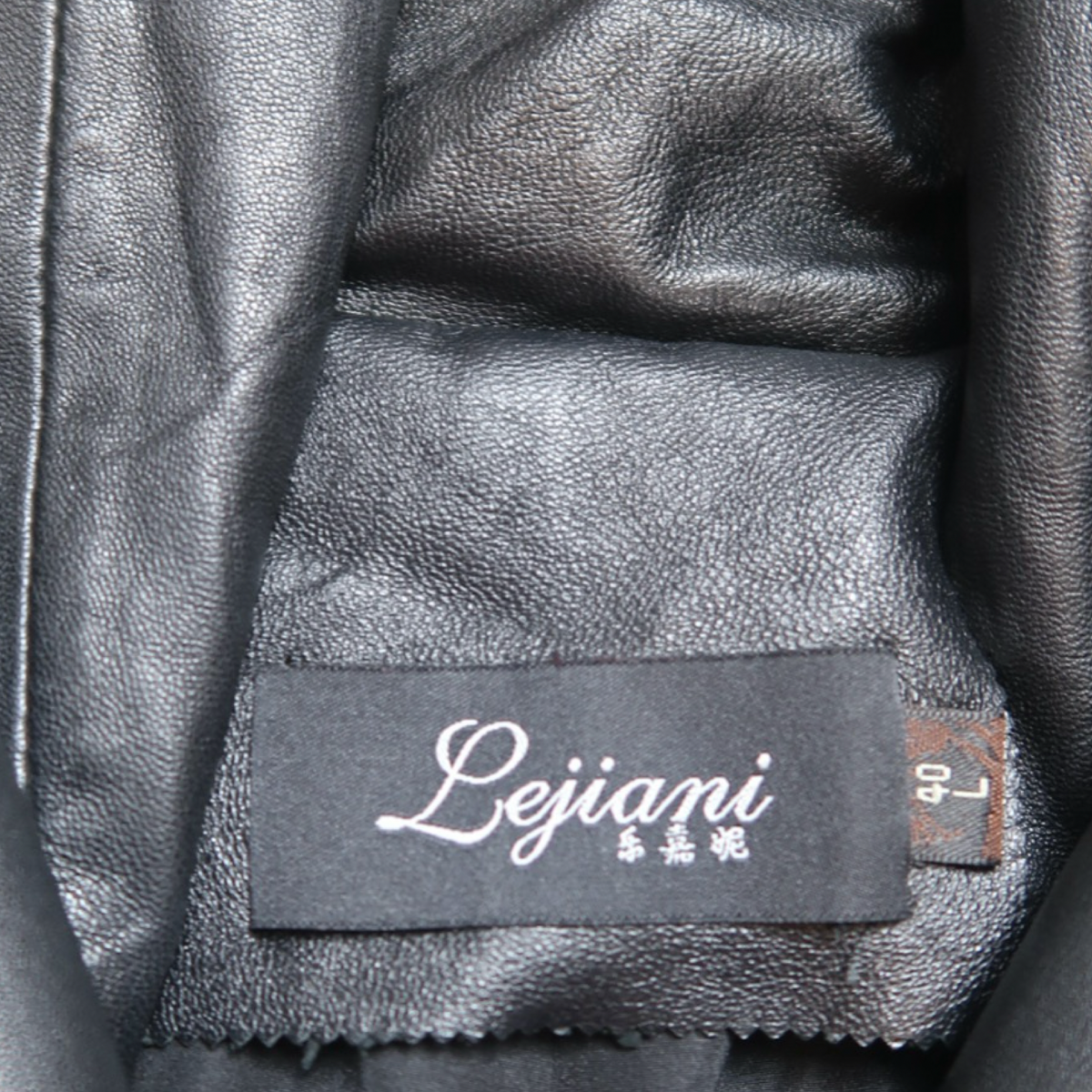 LEJIANI LEATHER COAT - L